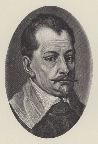 Albrecht von Wallenstein, general bohemio de la Guerra de los Treinta Años de Anthony van after Dyck